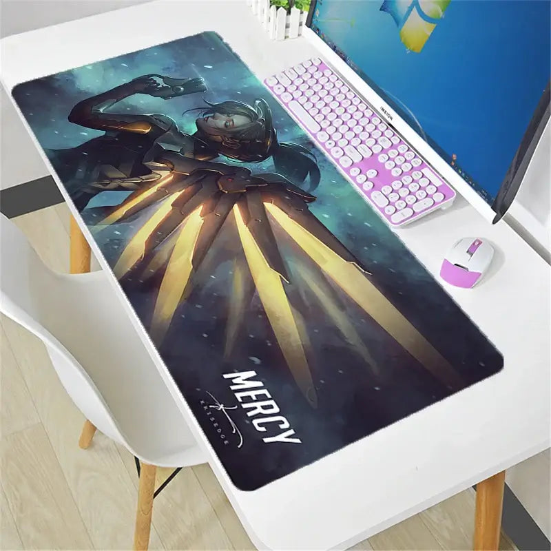 Overwatch Mouse Pad Large DIY Kawaii XXL PC Computer Desk Mat Gamer Office Carpet Keyboard Table Gaming Accessories Mousepad