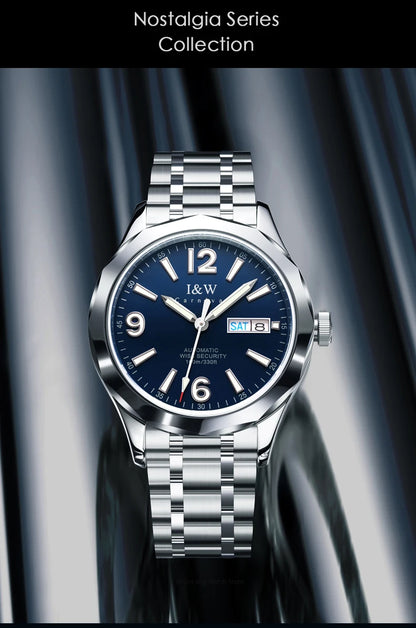 Luxury Tungsten Watch for Men 2024 New Japan SEIKO NH36A Movement Automatic Watches Men Sapphire Calendar Luminous Watch for Men