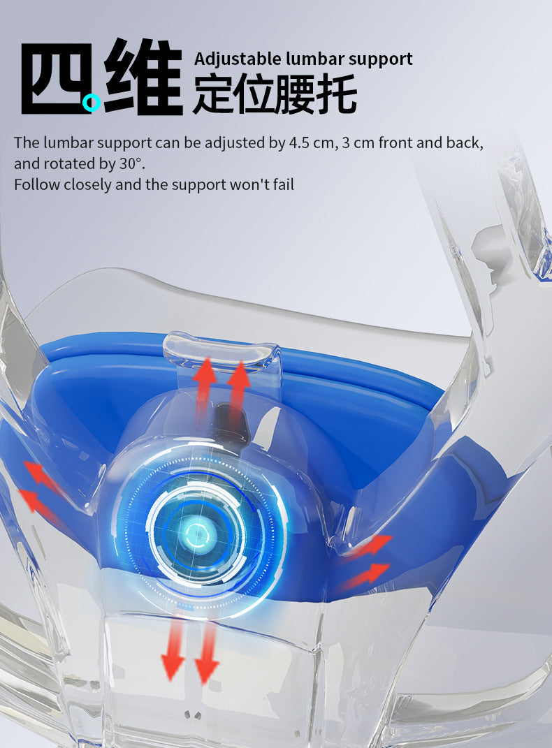 UVR Gaming Computer Chair Sedentary Comfort Breathable Mesh Staff Chair Ergonomic Design Armrests Backrest Stool Office Chair