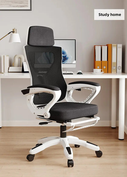 Luxury Ergonomic Office Chair Recliner Gaming Chair with Armrests, High Back Swivel Office Chair, Comfortable Home Office Furniture with Adjustable Height