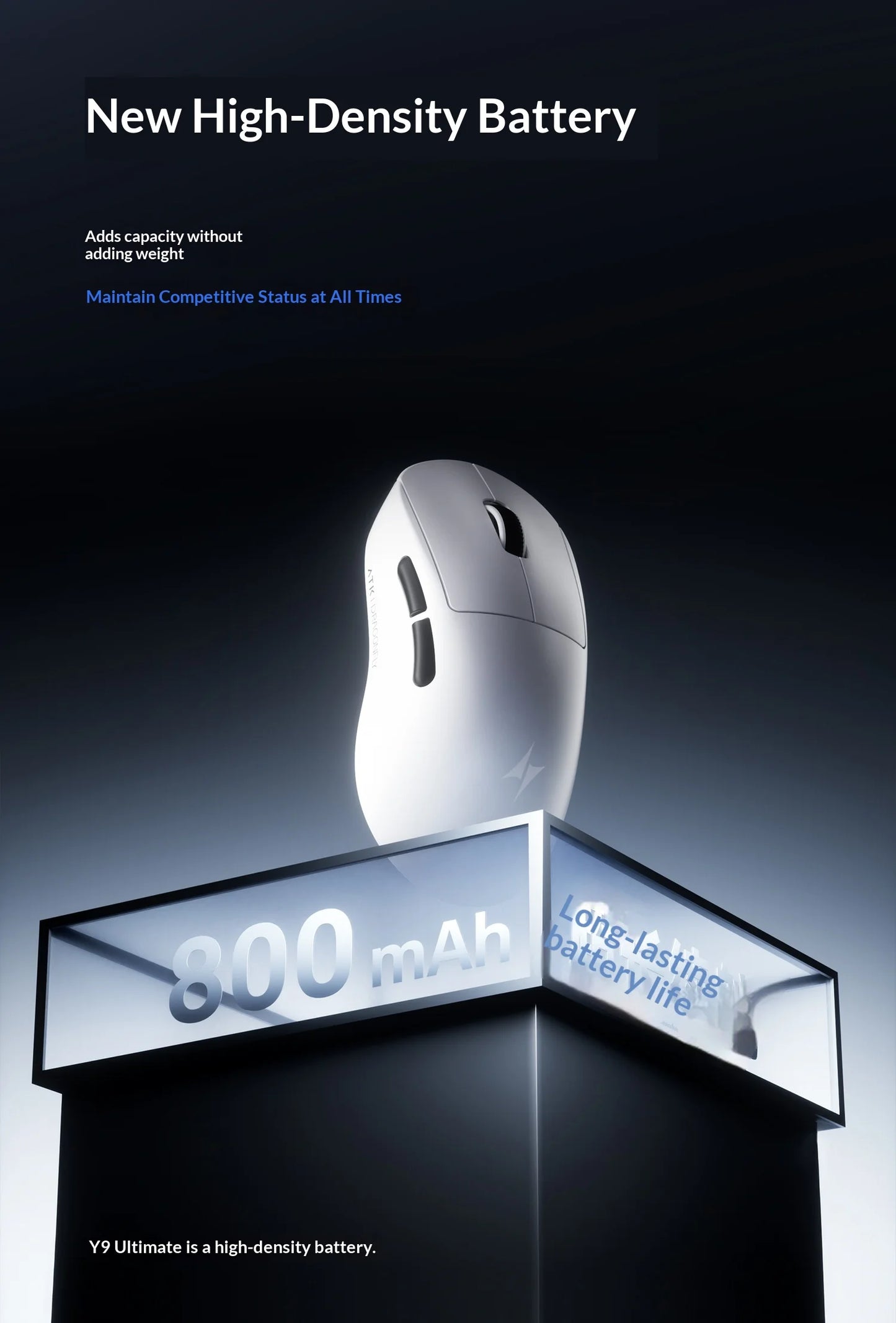 ATK Dragonfly Y9 Wireless Gaming Mouse PAW3950 Ultra Nordic54L15 8Khz High Performance for Computer Office Use Mouse Accessories