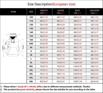 2023 Autumn Fashion New  Lover Wolf Men's Hoodie 3D Pattern Loose Fall Sweatshirt Street Funny Brand