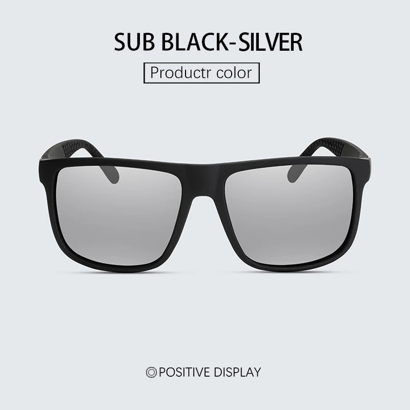 Brand Designer Men's Sun Glasses Vintage Square Sunglasses Men Women Luxury  Driving Fishing UV400 Eyewear Men