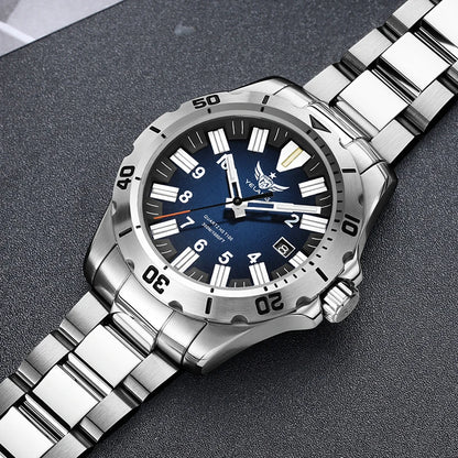 YELANG V1036 42mm Men Quartz Watch Luminous 10 Years Lithium Movement Rotated Dial 30ATM 300m Waterproof Military Style Watches