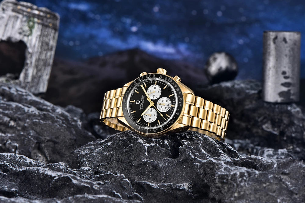 PAGANI DESIGN Moon sat – luksuzni kvarcni kronograf za muškarce, sportski stil, safirno staklo s antirefleksivnim premazom, luminescentni prikaz