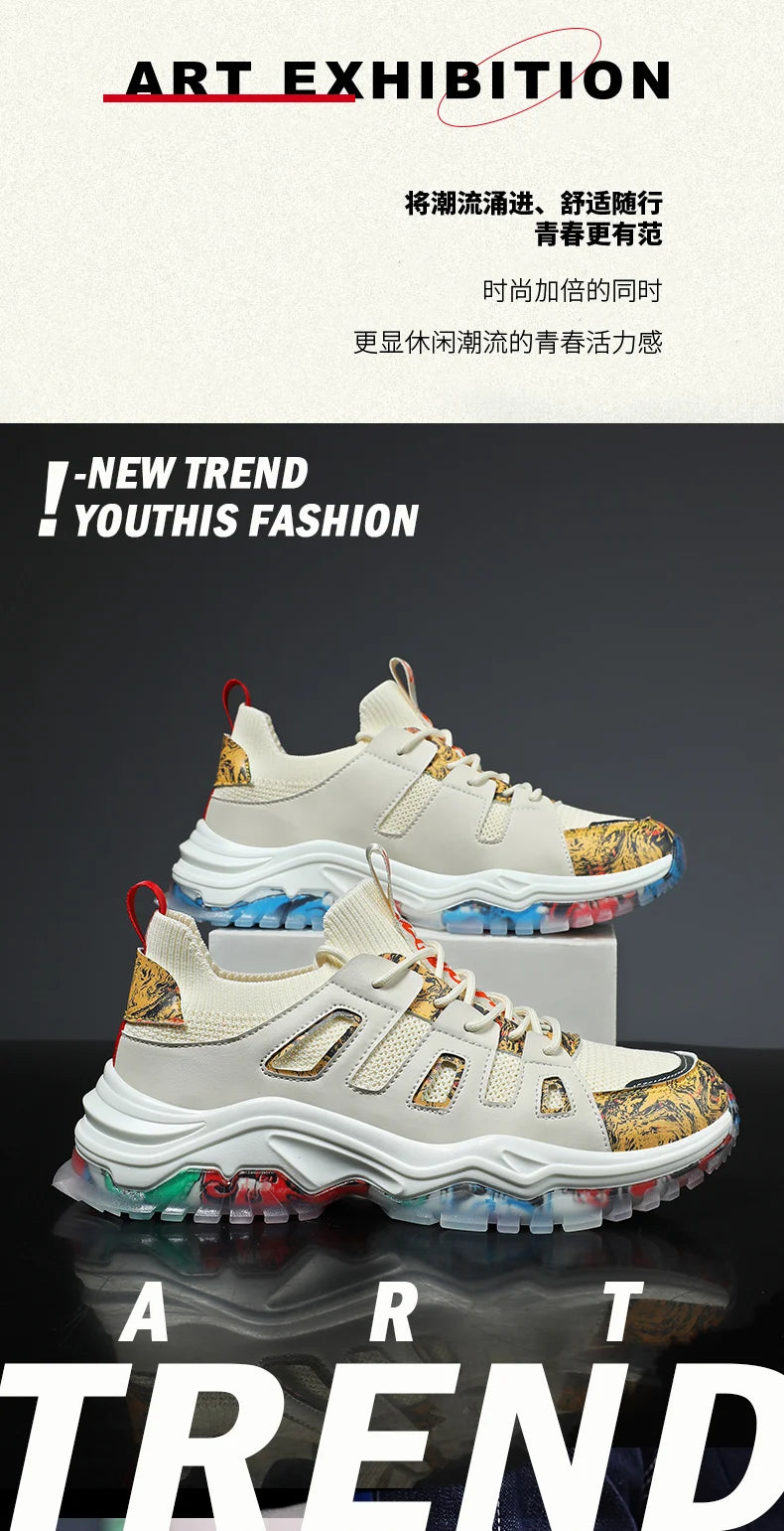 2023 new Shoes For men Sneakers Male casual Mens Shoes tenis Luxury shoes Trainer Race Breathable Shoes fashion loafers running