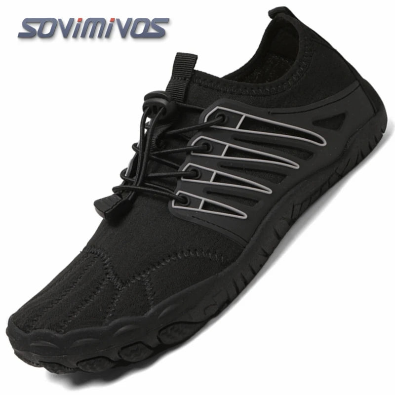 Men's Trail Running Shoes, Lightweight Athletic Zero Drop Barefoot Shoes Non-Slip Outdoor Walking Minimalist Shoes for Women