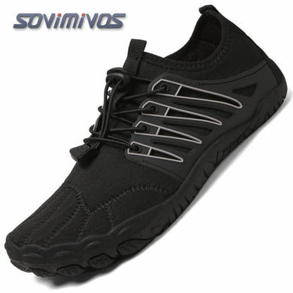 Men's Trail Running Shoes, Lightweight Athletic Zero Drop Barefoot Shoes Non-Slip Outdoor Walking Minimalist Shoes for Women