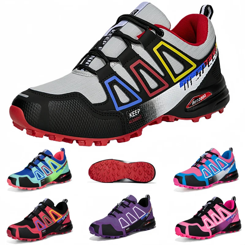 Hiking Shoes Women's Outdoor Hiking Sports Shoes, Non-Slip Hunting Tactical Shoes, Breathable Lace-Up Climbing Shoes, Cycling