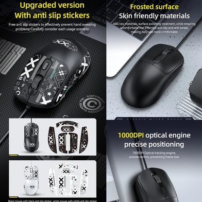 104Keys Gaming Keyboard and Mouse Combo with RGB Backlit,All-Metal Panel Waterproof Light Up,USB Wired Computer Keyboards Gaming