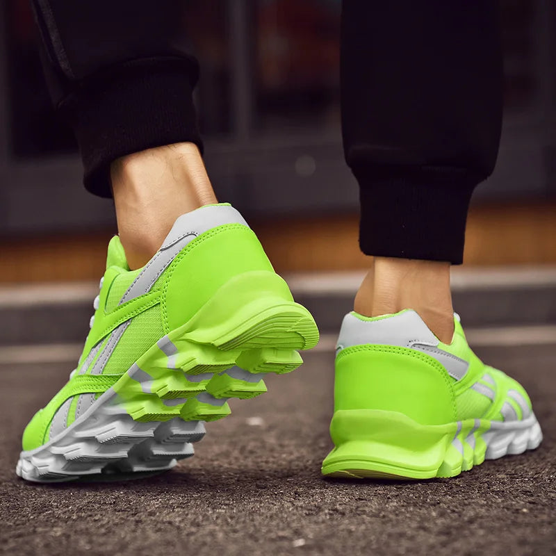 Men's Marathon Running Sports Shoes Casual Sneakers Soft Comfortable Training Shoes Wear-Resistant Sneakers for Men
