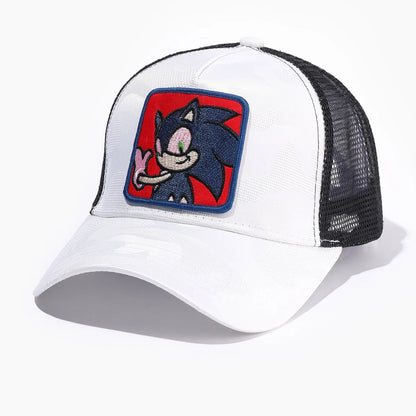 Hot Sale Unisex Cartoon Cap High Quality Sonic The Hedgehog Shadow Sonic Breathable Sun Hat Kids Gifts Cap Fashion Mouse Hat