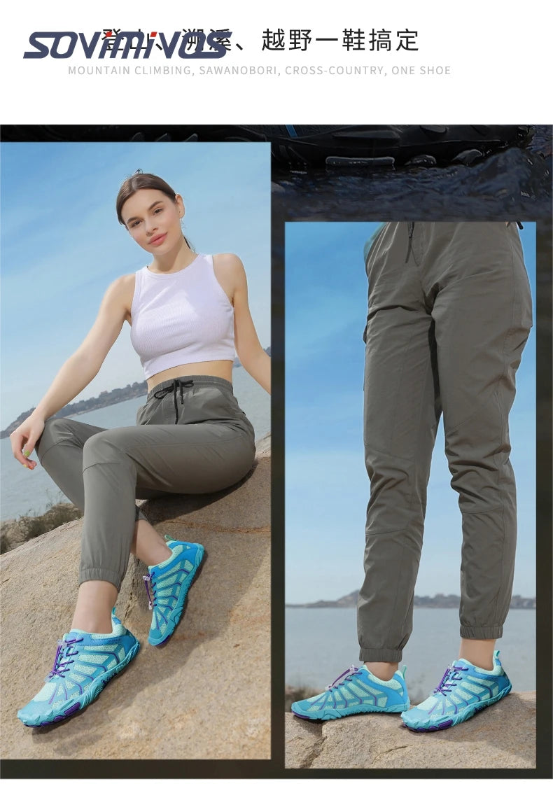 Men's Trail Running Shoes, Lightweight Athletic Zero Drop Barefoot Shoes Non-Slip Outdoor Walking Minimalist Shoes for Women