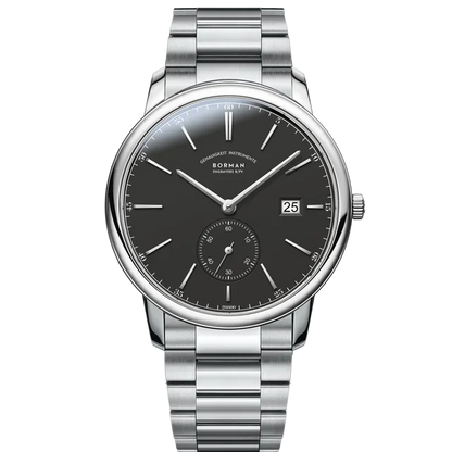 Relógio BORMAN BM3817 TOP Novo 42 de Luxo para Homem, Mecânico Automático, Vidro de Safira, Ultrafino, 50M à Prova de Água, com Submostrador