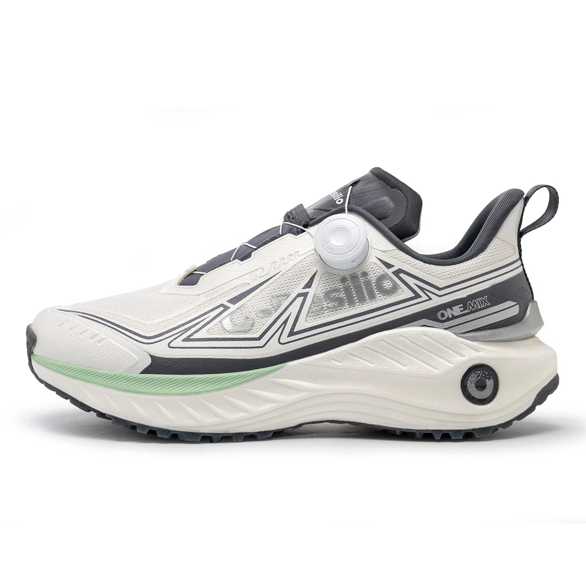 ONEMIX Outdoor hardloopschoenen voor heren, elastische trailschoenen, lichtgewicht, ademende damesschoenen, casual schoenen voor koppels, waterdichte schoenen
