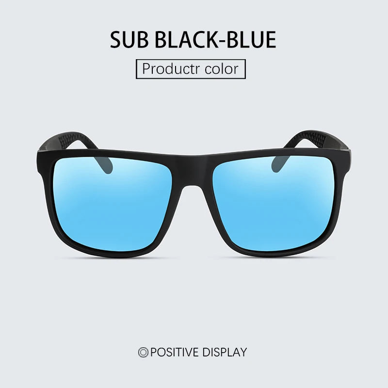Brand Designer Men's Sun Glasses Vintage Square Sunglasses Men Women Luxury  Driving Fishing UV400 Eyewear Men
