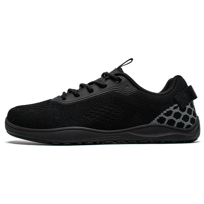 HOBIBEAR Dzianinowe buty typu „barefoot” – unisex, bez podbicia, z szerokim czubkiem, minimalistyczne, oddychające, codzienne buty do chodzenia