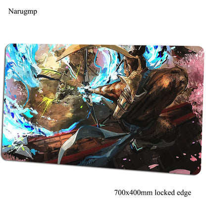 Overwatch-Mauspad 700x400x3mm, Gaming-Mauspad im Anime-Stil, personalisierte Schreibtischunterlage fürs Büro, Notebook-Desk-Mat, Geschenk für Jungen, Padmouse für PC-Gamer