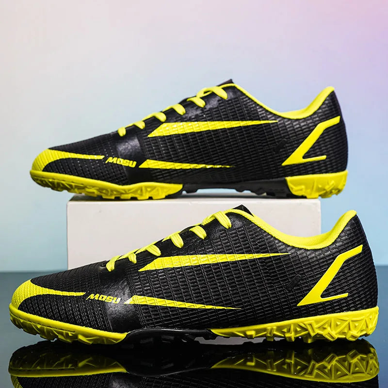 Nouveaux hommes en plein air chaussures de Football crampons pour adultes longues pointes bottes de Football formation chaussures de Sport baskets antidérapant formation unisexe