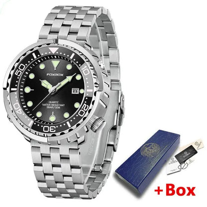 2024 Men Watch Outdoor Sports Quartz Watches Men Waterproof Chronograph Wristwatch Mens Military Clock Man Relogio Masculino
