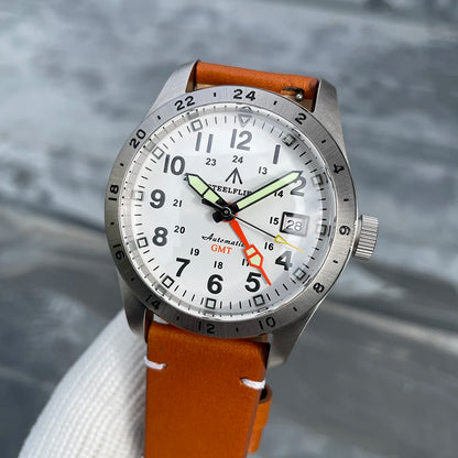 STEELFLIER Official SF792 GMT Mechanical Wristwatch, NH34 Movement, Super BGW9 C3 Luminous, 200M Waterproof Luxury Dive Watch