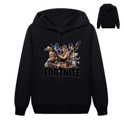 Fortnite Game Printed Children's Hoodies Cartoon Comfortable Suit Loose Long Sleeve Tops Autumn Winter Clothes