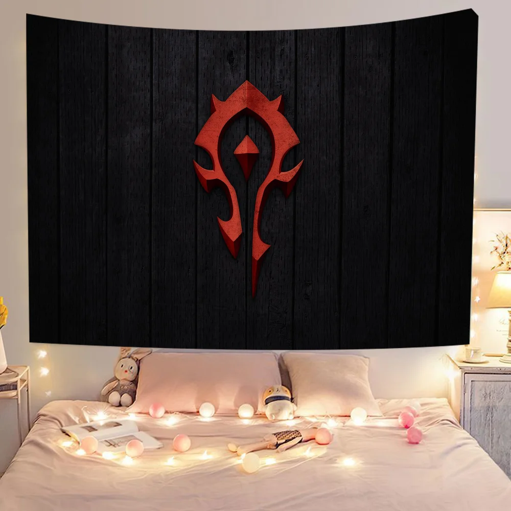 Game World of Warcraft Colorful Flag Wall Hanging Bohemian Wall Banner Mandala Indoor Art Decor