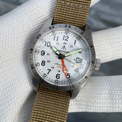 STEELFLIER Official SF792 GMT Mechanical Wristwatch, NH34 Movement, Super BGW9 C3 Luminous, 200M Waterproof Luxury Dive Watch