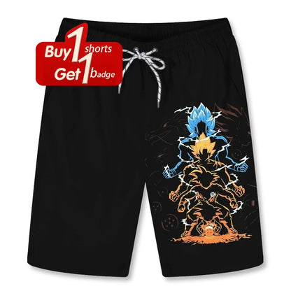 Men's Dragon Ball Goku Printed Sport Shorts Man Summer Five-Point Pants Women Casual Gym Quick-drying Beach Pant Y2k Clothes