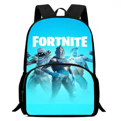 Hot Game Design Child Backpacks Lunch Bag Pencil Case Large Capacity School Bags for Boys and Girls Best Gift Fortnite