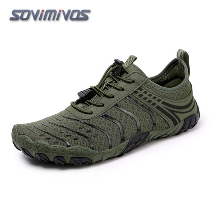 Men's Trail Running Shoes, Lightweight Athletic Zero Drop Barefoot Shoes Non-Slip Outdoor Walking Minimalist Shoes for Women