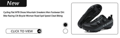 Cycling Shoes Bike Sneakers Cleat Non-Slip Men's Mountain Biking Shoes Bicycle Road Footwear Speed Shoes