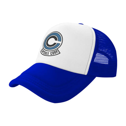 Produit gaming premium Fraquane Men Women Kid Goku Rage Dragon Ball Z Trucker Caps Mesh Baseball Caps Snapback Caps Hats Sun Hats Adjustable Golf Hats Spring bleu blanc