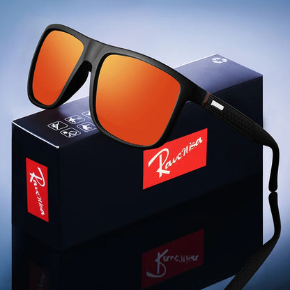 Brand Designer Men's Sun Glasses Vintage Square Sunglasses Men Women Luxury  Driving Fishing UV400 Eyewear Men