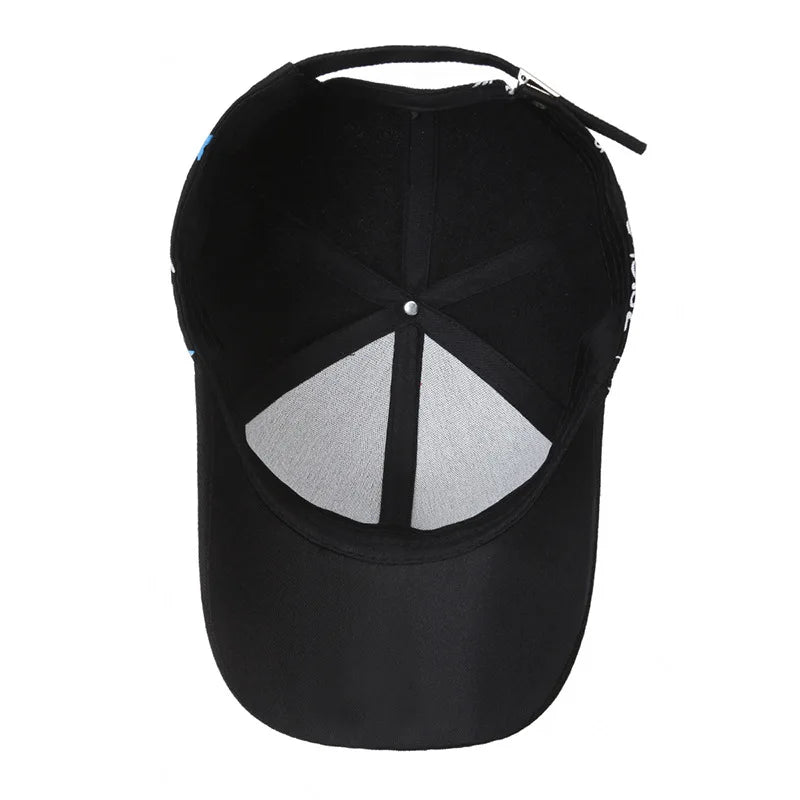 Gorra de béisbol de moda hip hop, gorras trucker con personalidad, gorra snapback de algodón, gorras de sol para actividades al aire libre, gorra deportiva y de ocio