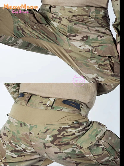 Call of Duty Ghost Cosplay Tactical Suit Combat Camo Uniform Black Blue Military Training Game Style Coat Halloween Party Outfit