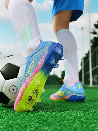 Herren-Fußballschuhe New Society für Rasen, atmungsaktive ultraleichte Outdoor-Sportschuhe für Erwachsene, Fußball-Sneaker für Herren