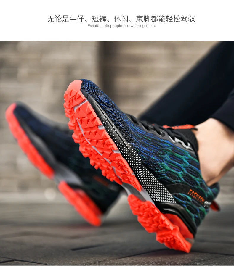 Men's Golf Shoes, Outdoor Casual Walking Shoes, Men's Mesh Breathable Lightweight Golf Sports Shoes, Sizes 39-48
