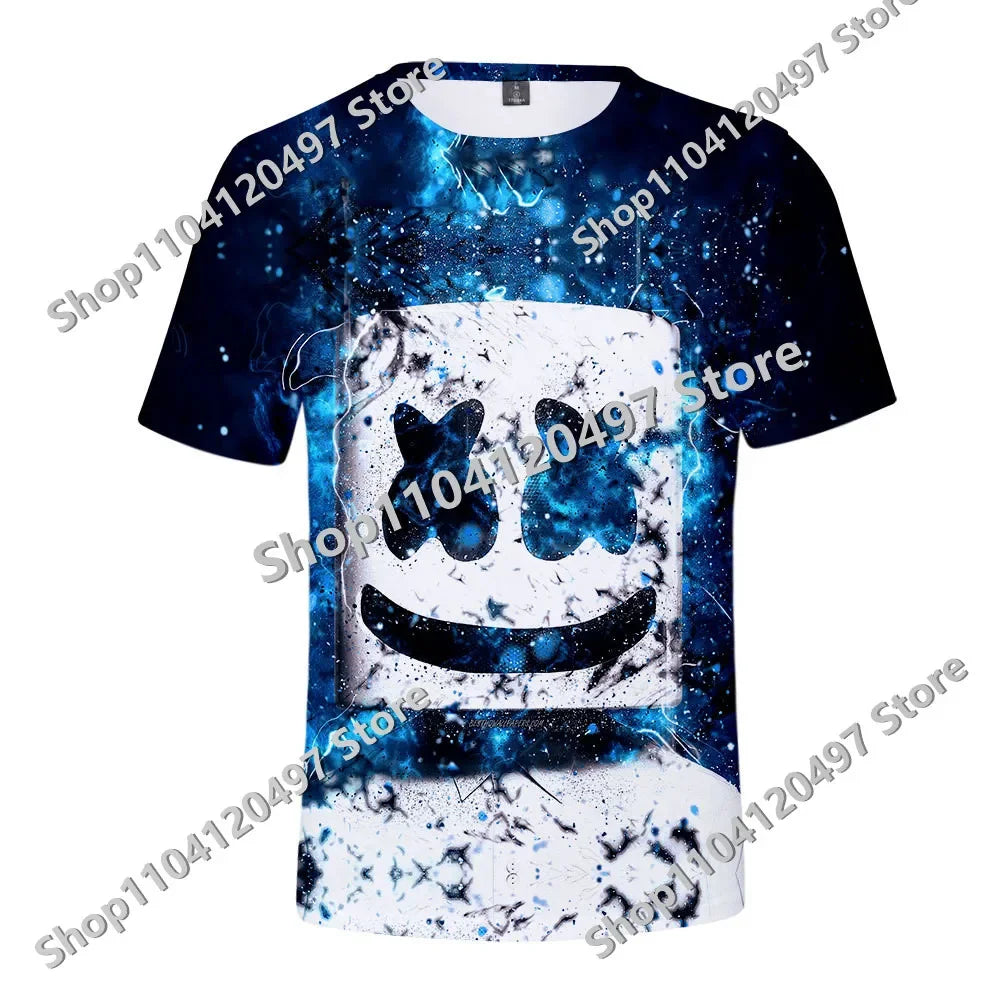Japanese Anime Fortnite Summer T-shirt for Men and Women Battle Royale Short-Sleeved Casual Comfortable Loose Harajuku Streetwear