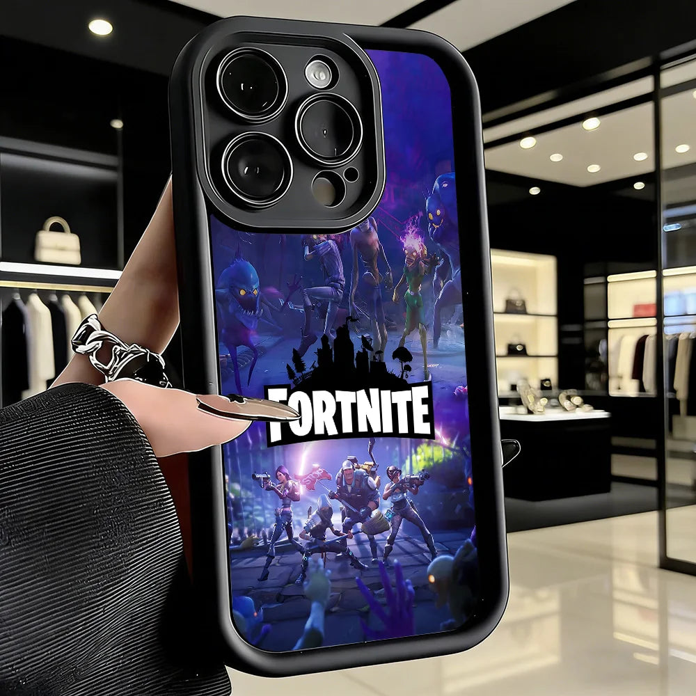 Game Fortnite Handyhülle für Samsung Galaxy A17 A07 A06 A26 A16 A06 A35 A55 A25 A05s A15 A54 A34 A36 A24 4G 5G – weiche Rückseite