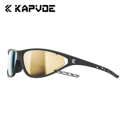 Kapvoe Hiking Sunglasses Camping Fashion Sunglasses for Men Photochromic Cycling Glasses MTB Bike Goggles Fishing Eyewear Sports