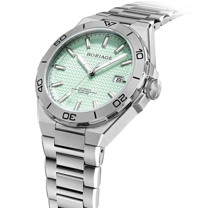 BORIAGE Fully automatic mechanical men's watch BGW9 luminous watch MIYOTA9015 movement 316 stainless steel 200m Water Resistance