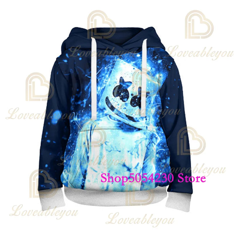 3D Printed Llama Fortnite Hoodie Battle Royale Cartoon Sweatshirts for Men And Women Game Hero Hooded Shirt for Teens
