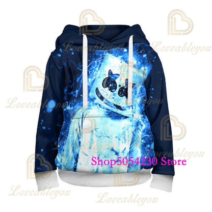 3D Printed Llama Fortnite Hoodie Battle Royale Cartoon Sweatshirts for Men And Women Game Hero Hooded Shirt for Teens