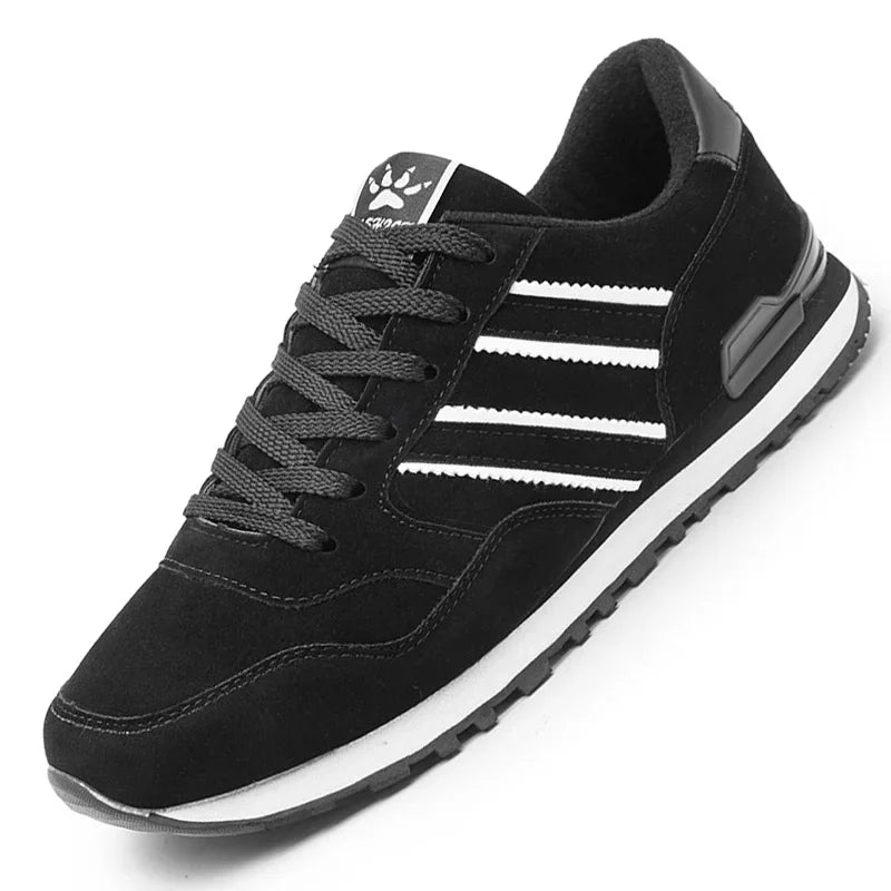 Męskie trampki Skórzane buty codzienne Jesienne oddychające buty męskie Płaskie buty męskie Męskie buty codzienne