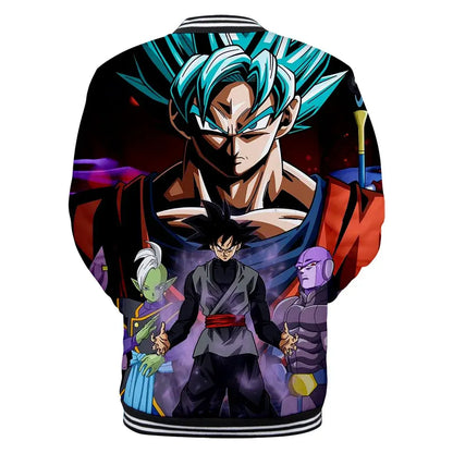 Dragon Ball Goku Kid Men Zipper Hoodie Cartoon Japan Style Anime Women Sweatshirt 2025 New Fashion Children Jackets Coat, Produit gaming premium Fraquane