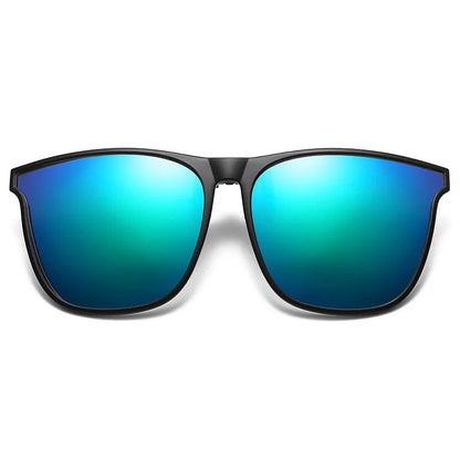 Polarized Rimless Men Clip On Sunglasse Glasses Narrow Clip-on Lenses Women Anti-glare Sunglasses UV400 Goggles New In