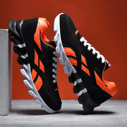 Men's Marathon Running Sports Shoes Casual Sneakers Soft Comfortable Training Shoes Wear-Resistant Sneakers for Men