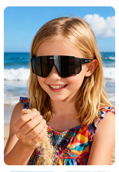 SCVCN Girls Sports Sunglasses Kids Cycling Glasses Photochromic UV400 Boys Baseball Outdoor Eyewear Running Hiking Sunglasses