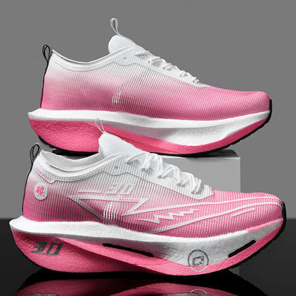Running Shoes Specialty Men Marathon Sports Carbon Plate Breathable Ultralight Women Comfortable Athletic Cushion Stability Sneakers